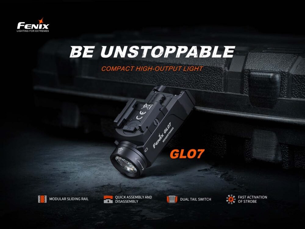 FENIX GL07 Compact Tactical Flashlight - Black