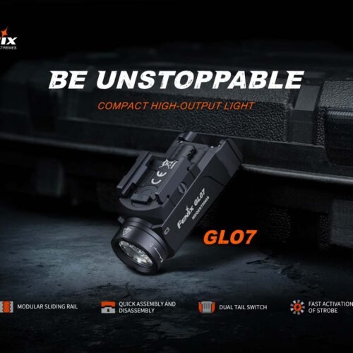FENIX GL07 Compact Tactical Flashlight - Black