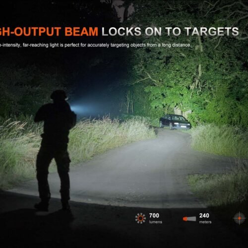 FENIX GL07 Compact Tactical Flashlight - Black