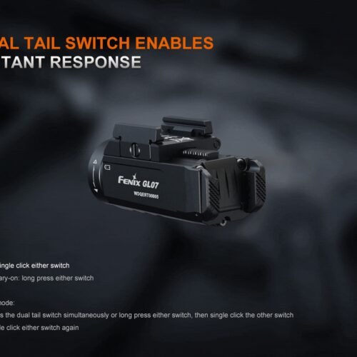 FENIX GL07 Compact Tactical Flashlight - Black