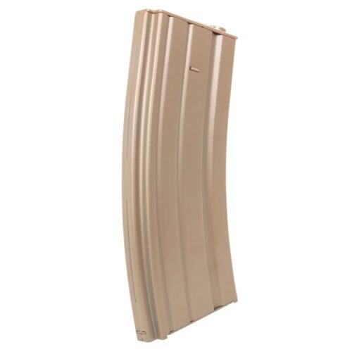 SA STANAG M4 / AR15 Low-Cap Magazine, 70 BBs (Metal) - Tan