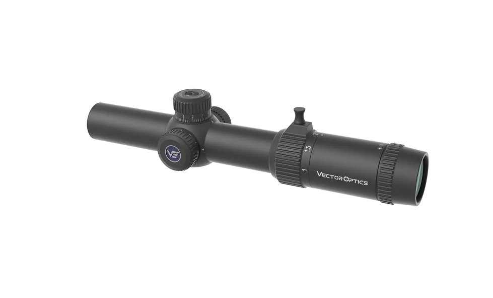 VO LPVO Riflescope FORESTER 1-5x24 SFP Fiber - Black