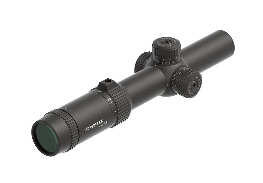 VO LPVO Riflescope FORESTER 1-5x24 SFP Fiber - Black