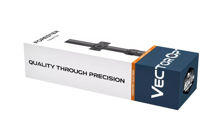 VO LPVO Riflescope FORESTER 1-5x24 SFP Fiber - Black