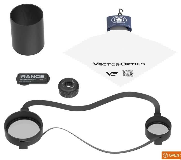 VO Riflescope CONTINENTAL X6 6–36x56 FFP PRS - Black