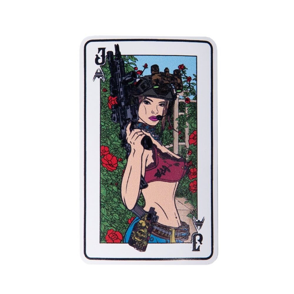 ANAREUS Sticker Lethal Beauties (JACK) - White