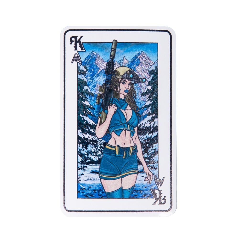 ANAREUS Sticker Lethal Beauties (KING) - White