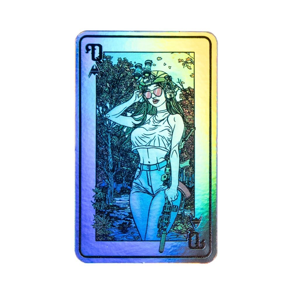 ANAREUS Set of Stickers Lethal Beauties (4 Pieces) - Holographic
