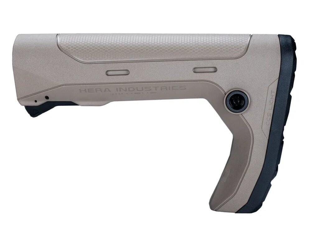 HERA ARMS CCS LIGHT Gen2 M4 / AR15 Mil-Spec Retractable Stock - Tan