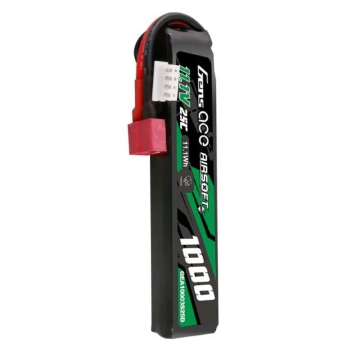 Gens ACE Li-Pol Battery 11.1V 1000mAh, 25C, T-Dean - Buffer Stick