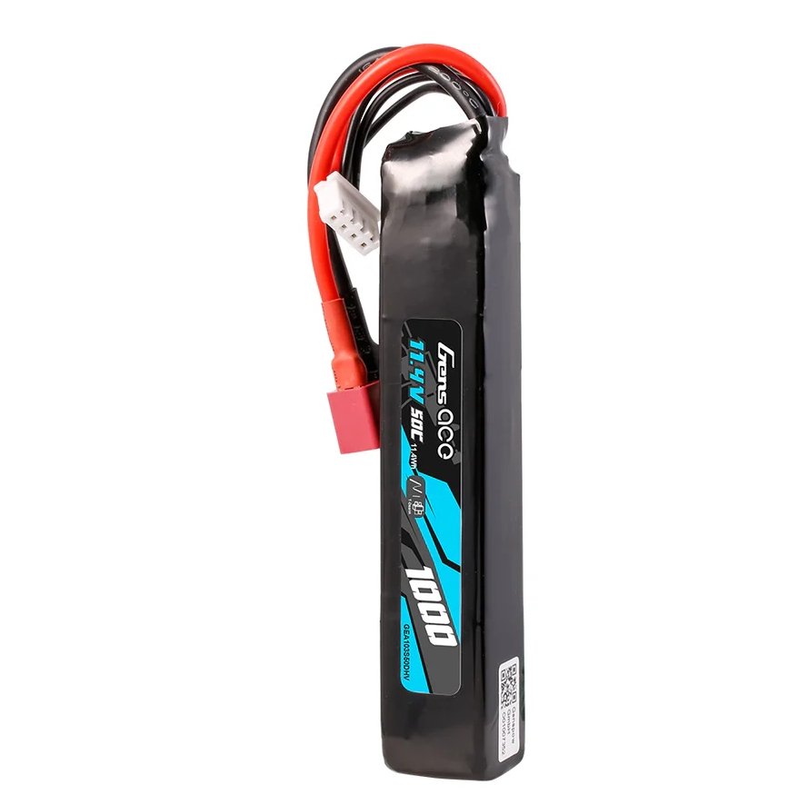 Gens ACE Li-Pol Battery HV 11.4V 1000mAh, 50C, T-Dean - Buffer Stick