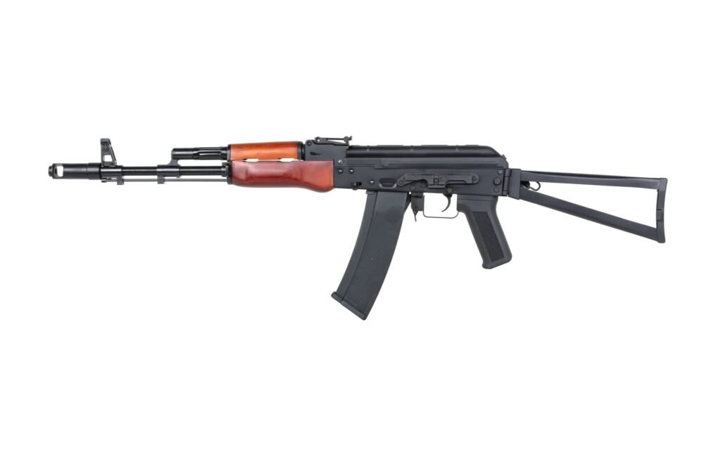 SA AK-74S (SA-PJ04 PRIME(TM) ASTER SE V3, Brushless Motor) - Black / Wood