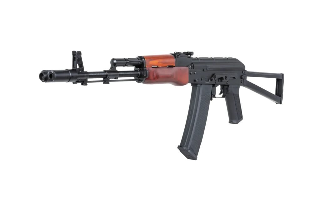 SA AK-74S (SA-PJ04 PRIME(TM) ASTER SE V3, Brushless Motor) - Black / Wood