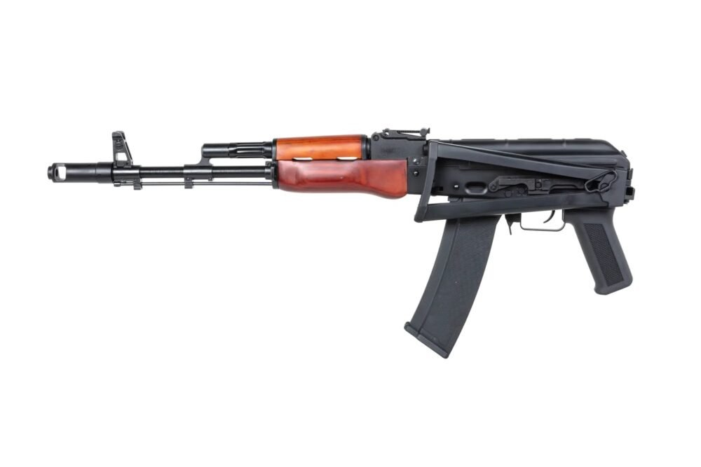 SA AK-74S (SA-PJ04 PRIME(TM) ASTER SE V3, Brushless Motor) - Black / Wood