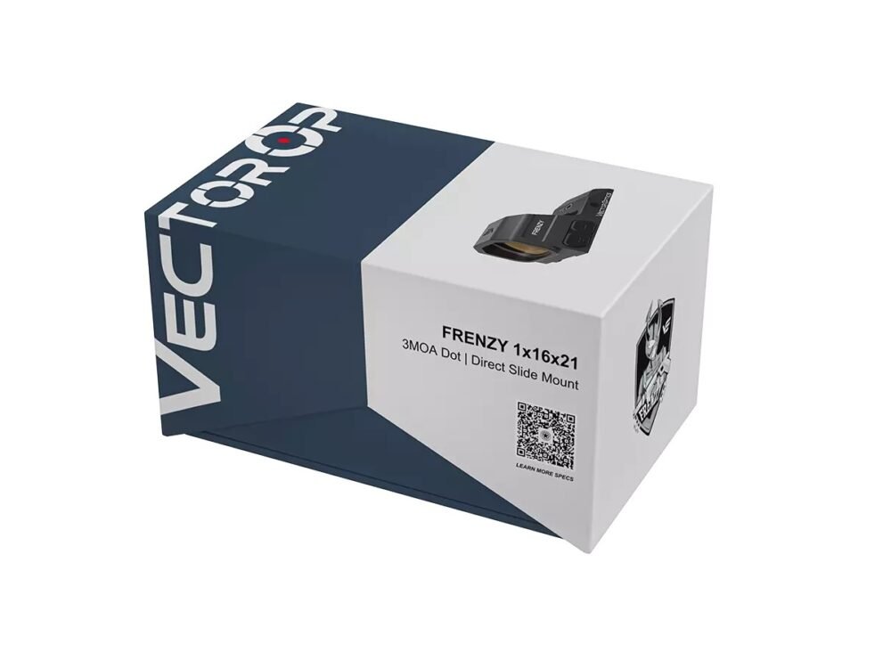 74782 VO FRENZY 1x16x21 Glock MOS Red Dot Sight - Black