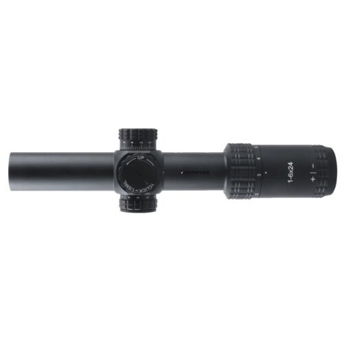 VictOptics LPVO Riflescope S6 1–6x24  plus  One-Piece High Mount - Black