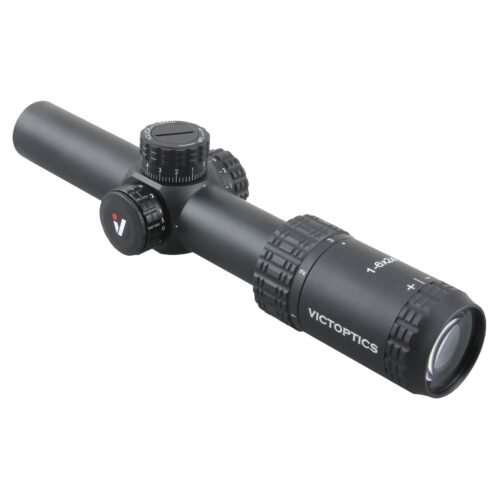 VictOptics LPVO Riflescope S6 1–6x24  plus  One-Piece High Mount - Black