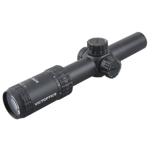 VictOptics LPVO Riflescope S6 1–6x24  plus  One-Piece High Mount - Black