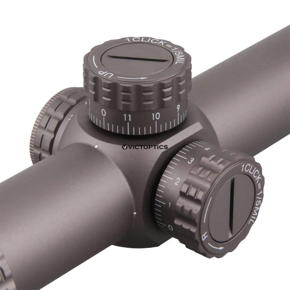 VictOptics LPVO Riflescope S6 1–6x24  plus  One-Piece High Mount - Brown