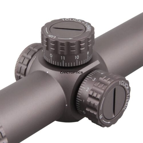 VictOptics LPVO Riflescope S6 1–6x24  plus  One-Piece High Mount - Brown