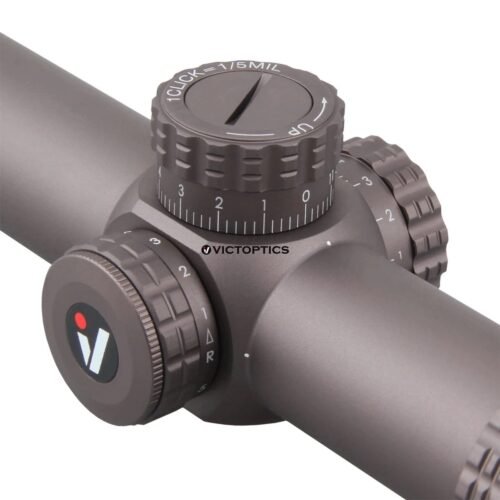 VictOptics LPVO Riflescope S6 1–6x24  plus  One-Piece High Mount - Brown