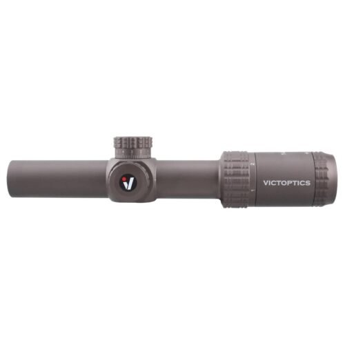 VictOptics LPVO Riflescope S6 1–6x24  plus  One-Piece High Mount - Brown