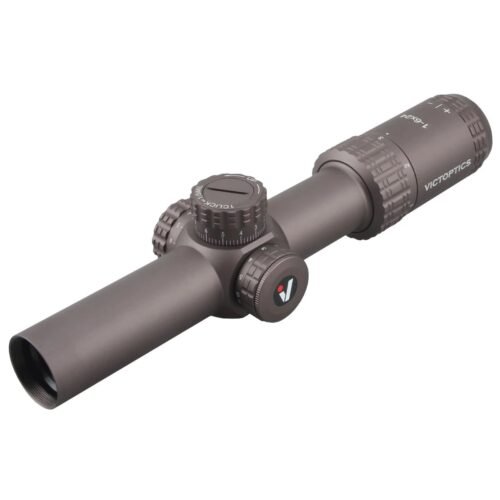 VictOptics LPVO Riflescope S6 1–6x24  plus  One-Piece High Mount - Brown