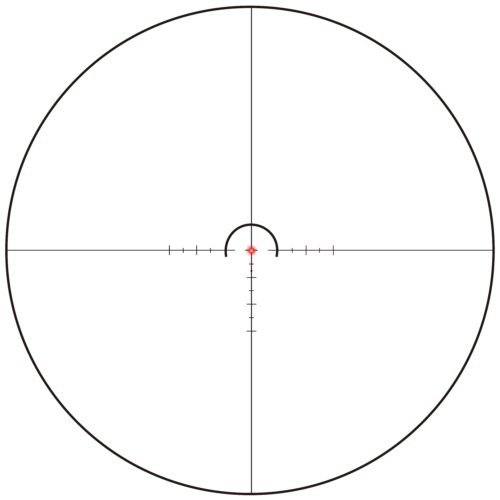 VictOptics LPVO Riflescope S10 1–10x24i Fiber  plus  One-Piece High Mount - Black