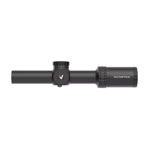 VictOptics LPVO Riflescope S10 1–10x24i Fiber  plus  One-Piece High Mount - Black