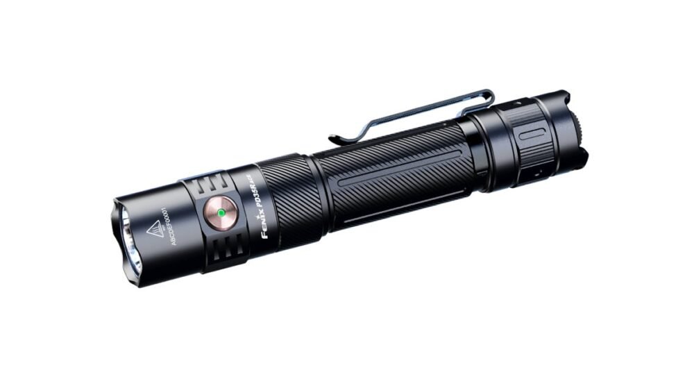 FENIX Rechargeable LED Flashlight PD35R ACE, 2000 lm  - Black