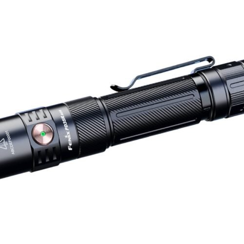 FENIX Rechargeable LED Flashlight PD35R ACE, 2000 lm  - Black