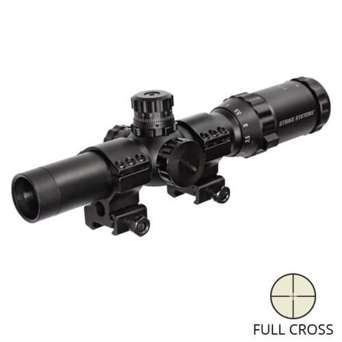 STRIKE LPVO Riflescope 1-4x24 mm, with Mount (25 mm) - Black