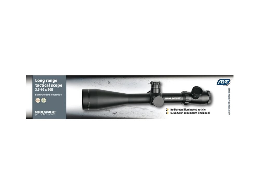 STRIKE MARK-4 Riflescope 3.5-10x50 mm M3 with Mount (30 mm) - Black
