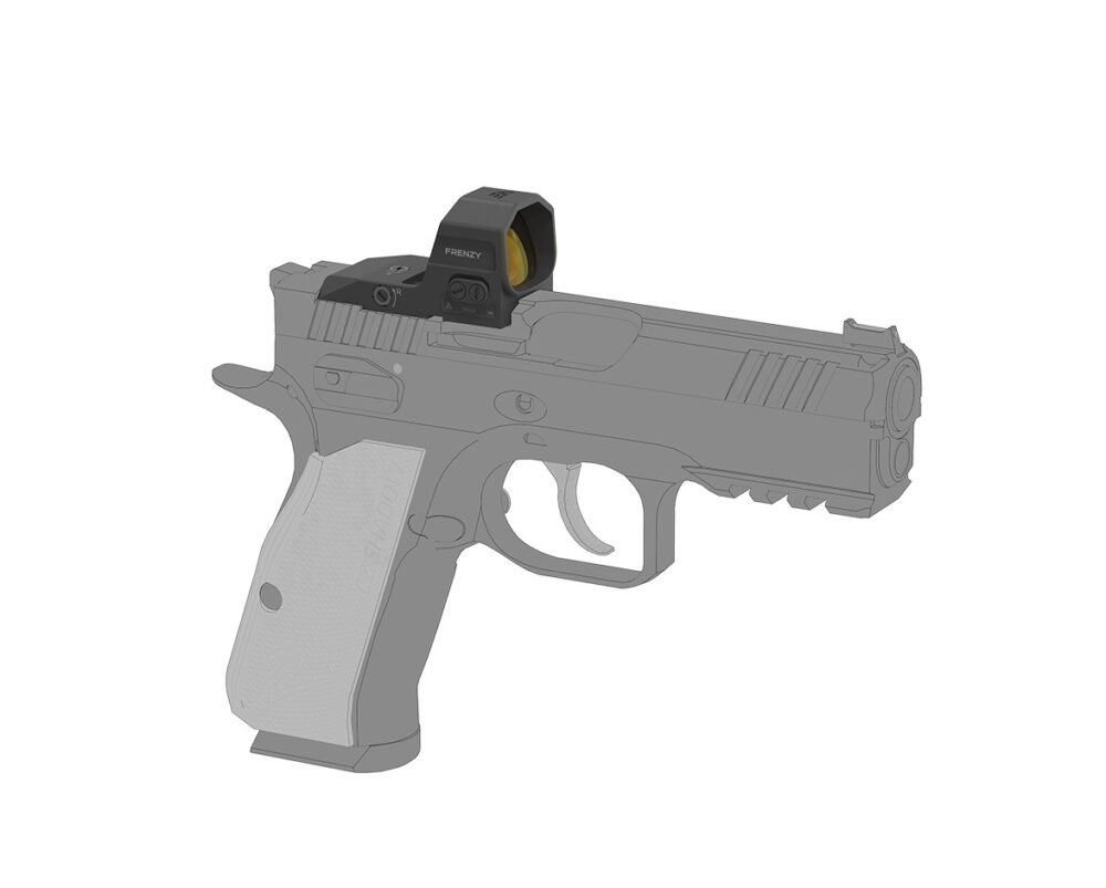 VO FRENZY 1x20x24 CZ Shadow 2 / P-10C OR Red Dot Sight - Black