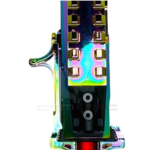 CTM REAPER AAP-01 Enlarged Charging Handle with Selector Switch - Electroplated Rainbow