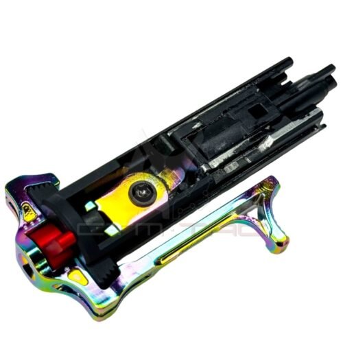 CTM REAPER AAP-01 Enlarged Charging Handle with Selector Switch - Electroplated Rainbow