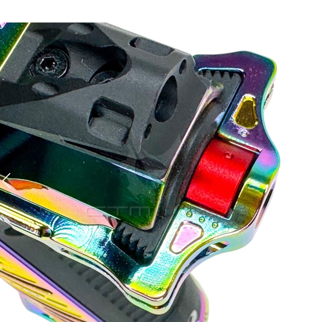 CTM REAPER AAP-01 Enlarged Charging Handle with Selector Switch - Electroplated Rainbow