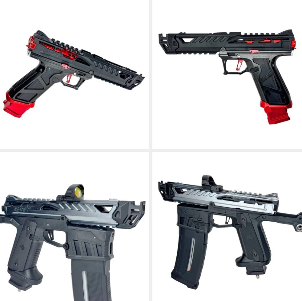 75066 CTM AAP-01 FUKU-2 SHARK Cutout CNC Upper Set (Long) - Red