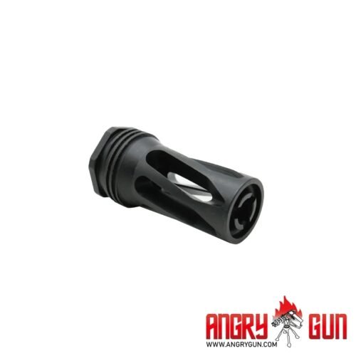 Angry Gun FLOW 556K 3D Printed Steel Suppressor - Black