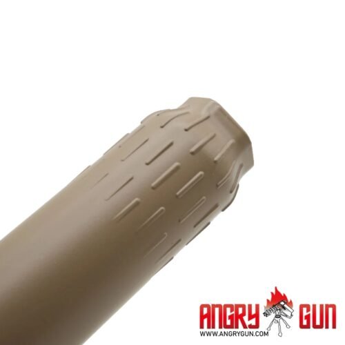 Angry Gun FLOW 556K 3D Printed Steel Suppressor - Tan