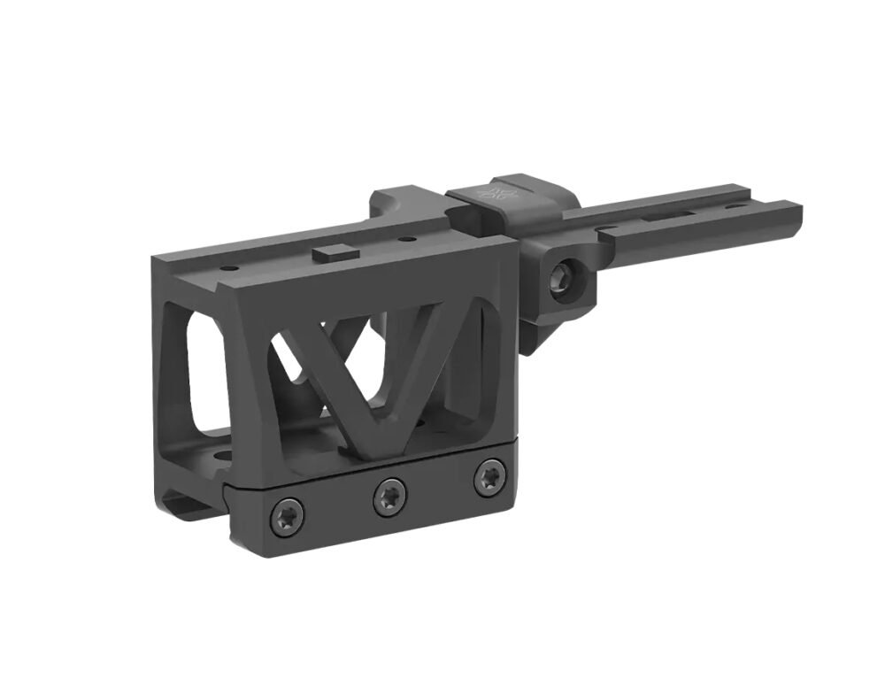 VO 1-Piece RIS Base for SCRAPPER Red Dot Sight and PARAGON Magnifier - Black