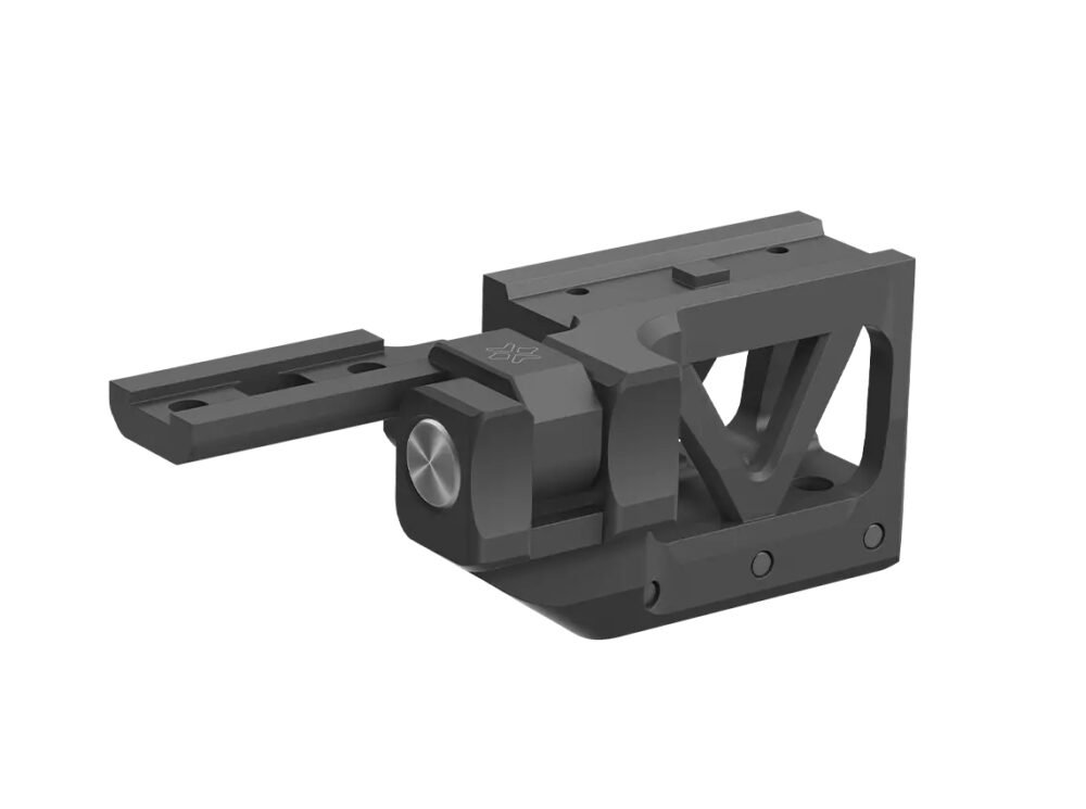 VO 1-Piece RIS Base for SCRAPPER Red Dot Sight and PARAGON Magnifier - Black