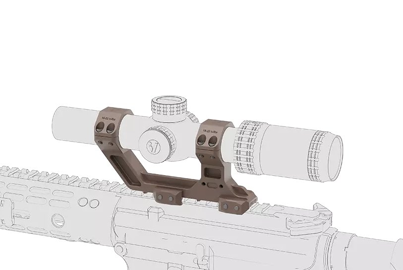VO AR15 High One-Piece RIS Mount for 30 mm Riflescope - Tan