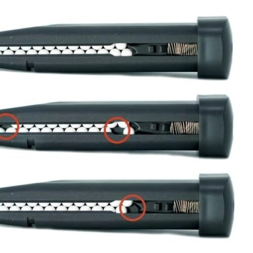 Novritsch G-Series GBB Extended Gas Magazine, 49 BBs - Black