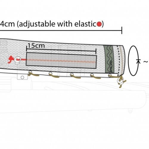 Novritsch Universal Riflescope Camo Cover - Everglade