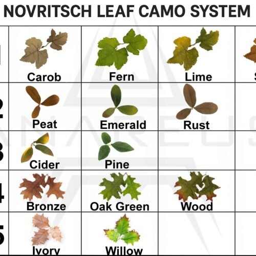 Novritsch LEAF CAMO 3D Leaves LC3, 50 pcs - Cider