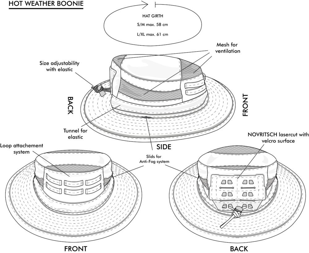 Novritsch Hot Weather Boonie Hat - Everglade