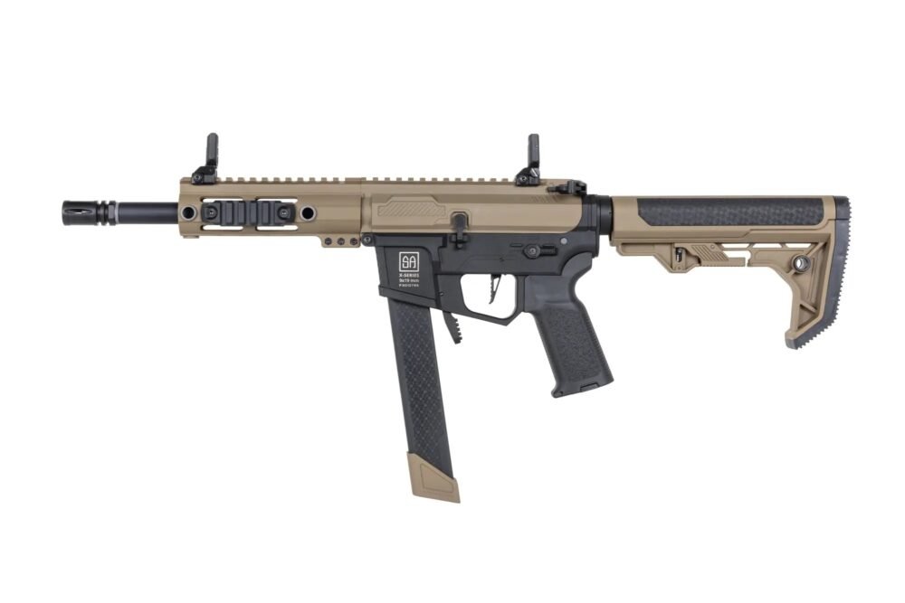 SA AR9 Light Ops Gen2 (SA-FX01 FLEX(TM) BLDC(TM) HAL ETU(TM)) - Black / Tan