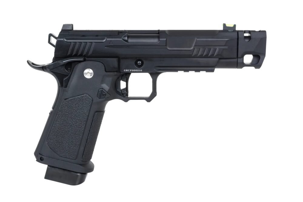 Arcturus Hi-Capa Vanguard 4.3" OR Gas Pistol with Compensator - Black