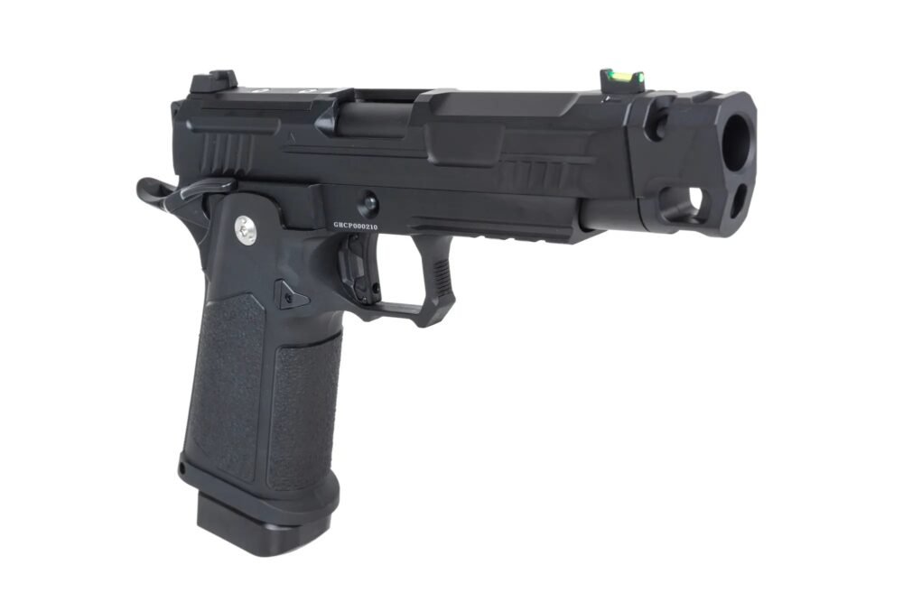 Arcturus Hi-Capa Vanguard 4.3" OR Gas Pistol with Compensator - Black